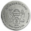 Chad 5 oz silver NEFERTITI 2017