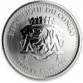 1 oz silver GORILLA CONGO 2017