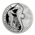 1 oz silver Caribbean Seahorse 2019 Barbados 