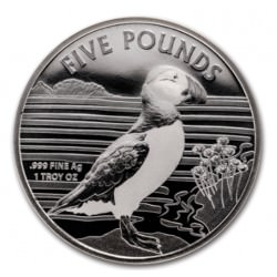 1 oz silver PUFFIN 2019