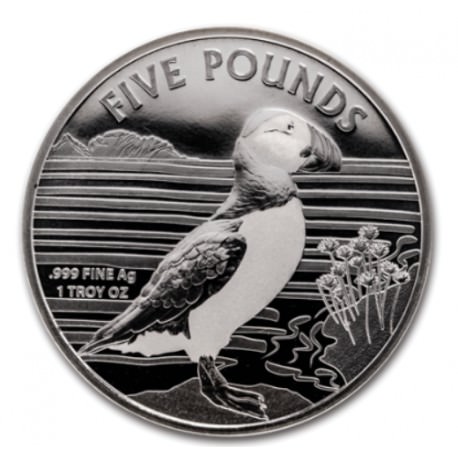 1 oz silver PUFFIN 2019