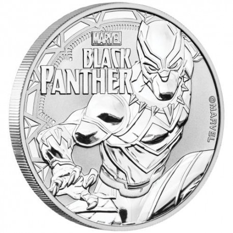Perth Mint 1 oz silver 2018 MARVEL BLACK PANTER $1