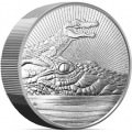 10 oz silver CROCODILE & BABY 2019 Next Generation BU $10