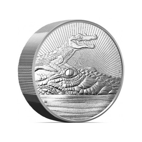 10 oz silver CROCODILE & BABY 2019 Next Generation BU $10