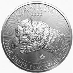 1 oz silver GRIZZLY 2019 Predators