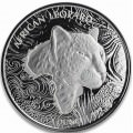 1 oz silver 5 CEDIS Ghana LEOPARD 2019
