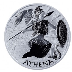 PM 1 oz silver GODS OF OLYMPUS 2022 ATHENA BU $1