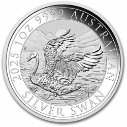 PM 1 oz silver SWAN 2024 $1 bu