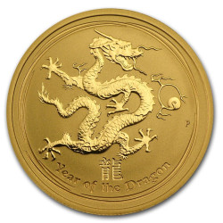 1/4 oz GOLD LUNAR DRAGON 2012