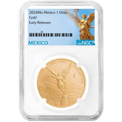 Mexico 1 oz GOLD LIBERTAD 2024 NGC MS69