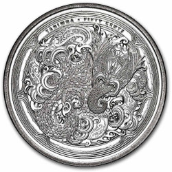 New Zealand 1 oz silver DWELLING TANIWHA : CAVE 2024 bu $0.50 