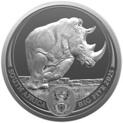 1 oz silver SAM BIG FIVE LION 2025 Rand 5 bu