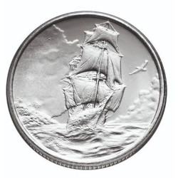 1 oz silver ASCENSION ISLAND 2025 $1 bu Afonso de Albuquerque