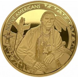 American Natives 1 oz gold HORSE 2024 CFA 3000 BU